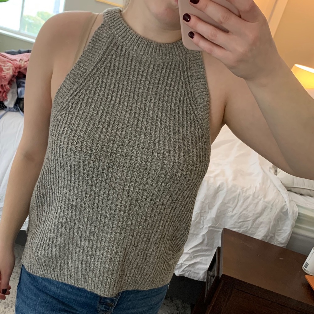 Madewell grey Sweater Tank - Picture 2 of 6